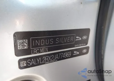 2018 Land Rover Range Rover Velar P250 Se R-Dynamic from USA, damaged, VIN SALYL2RX2JA774969